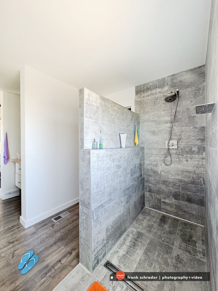 Shower with accessibility